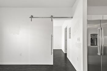 Sliding Barn Door at Crystal Flats in Bentonville, AR